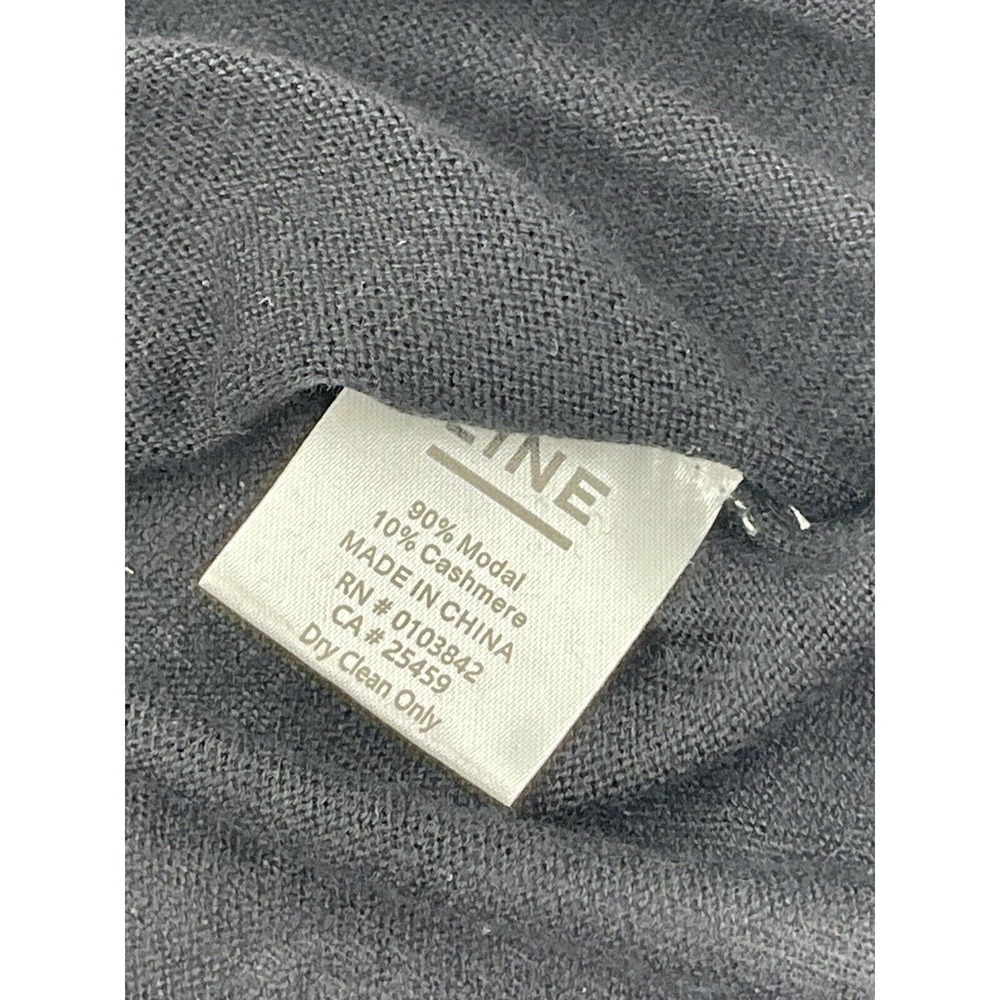 $185 Line Sweater in Caviar Modal and Cashmere Size XS - Picture 4 of 8